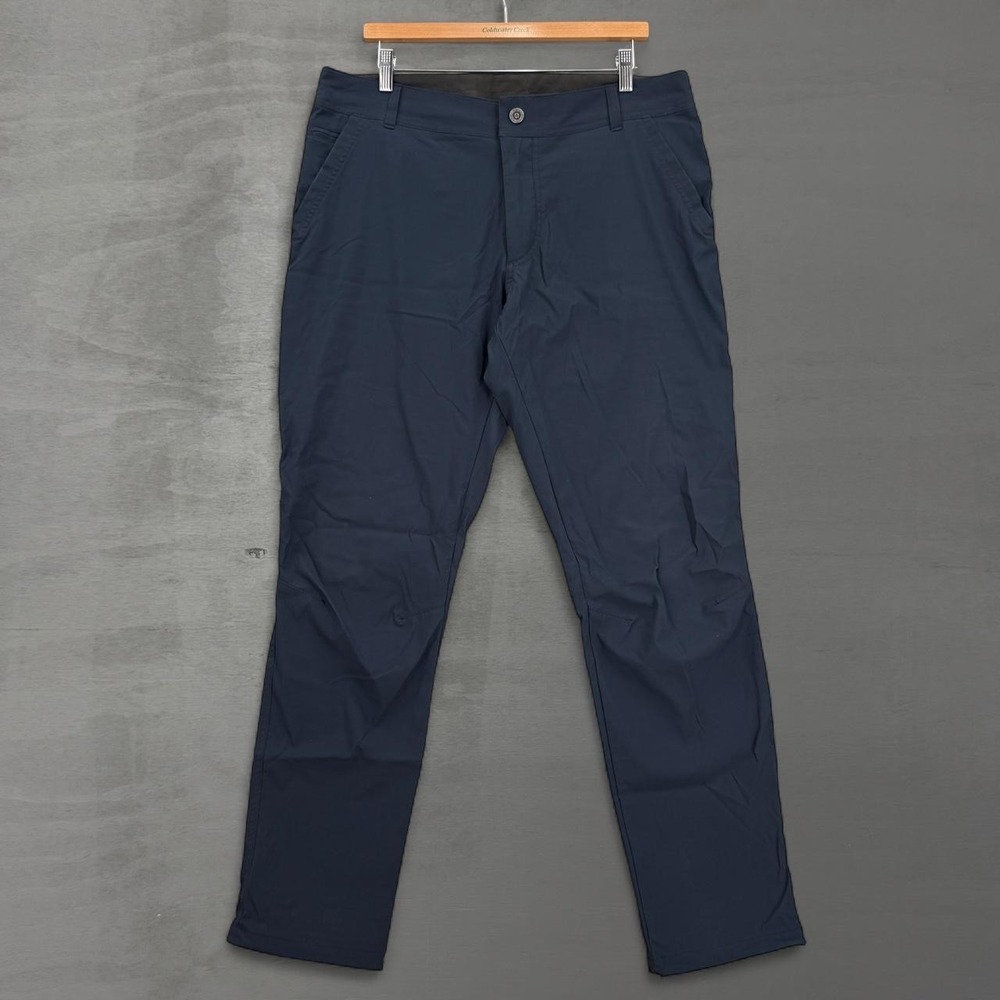 KUHL Deceptr Pants Navy Blue Tapered Fit Tech Stretch 36 x 32